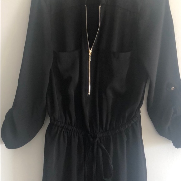 Black dynamite dress with zipper - Picture 2 of 4